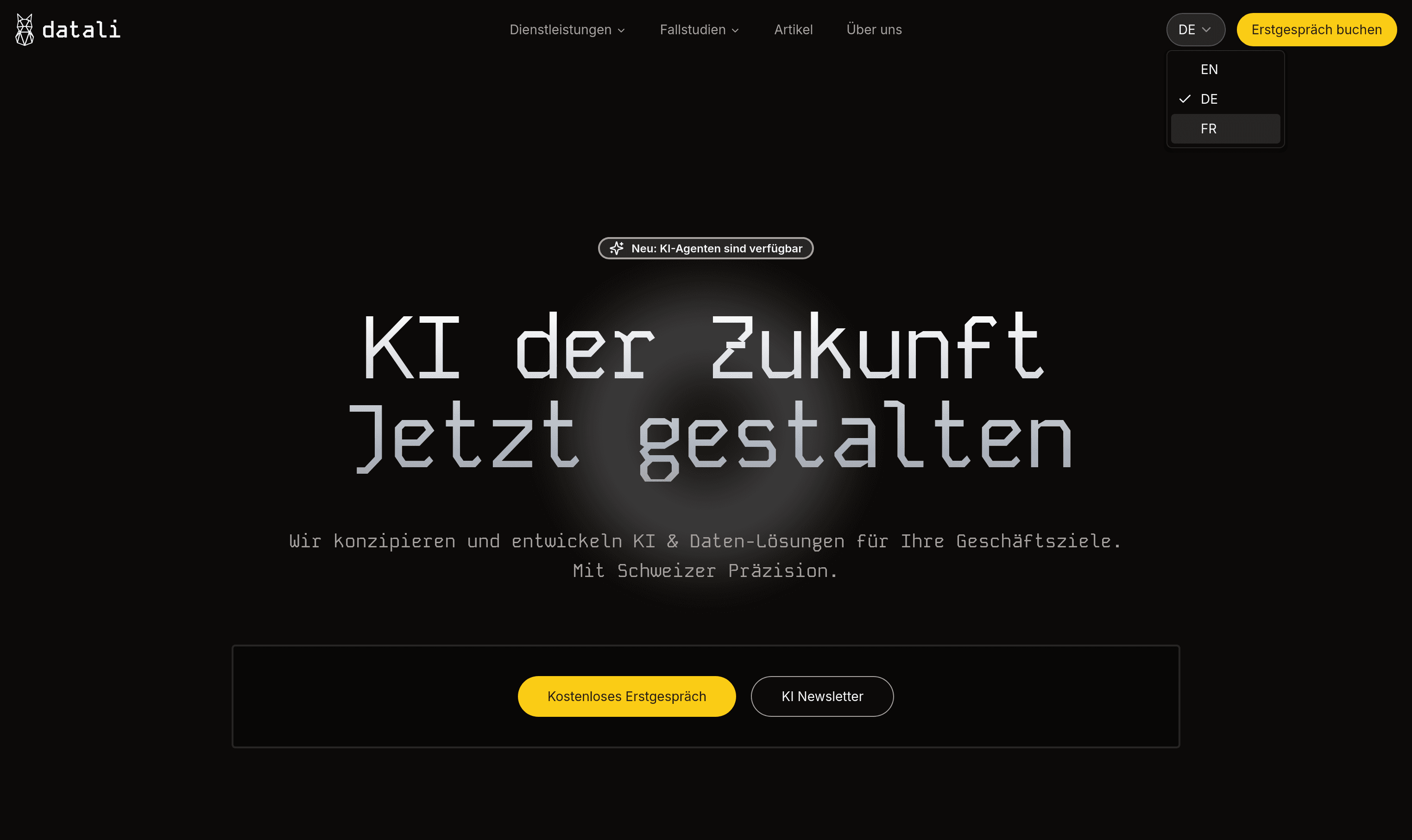 Datali - Business Website